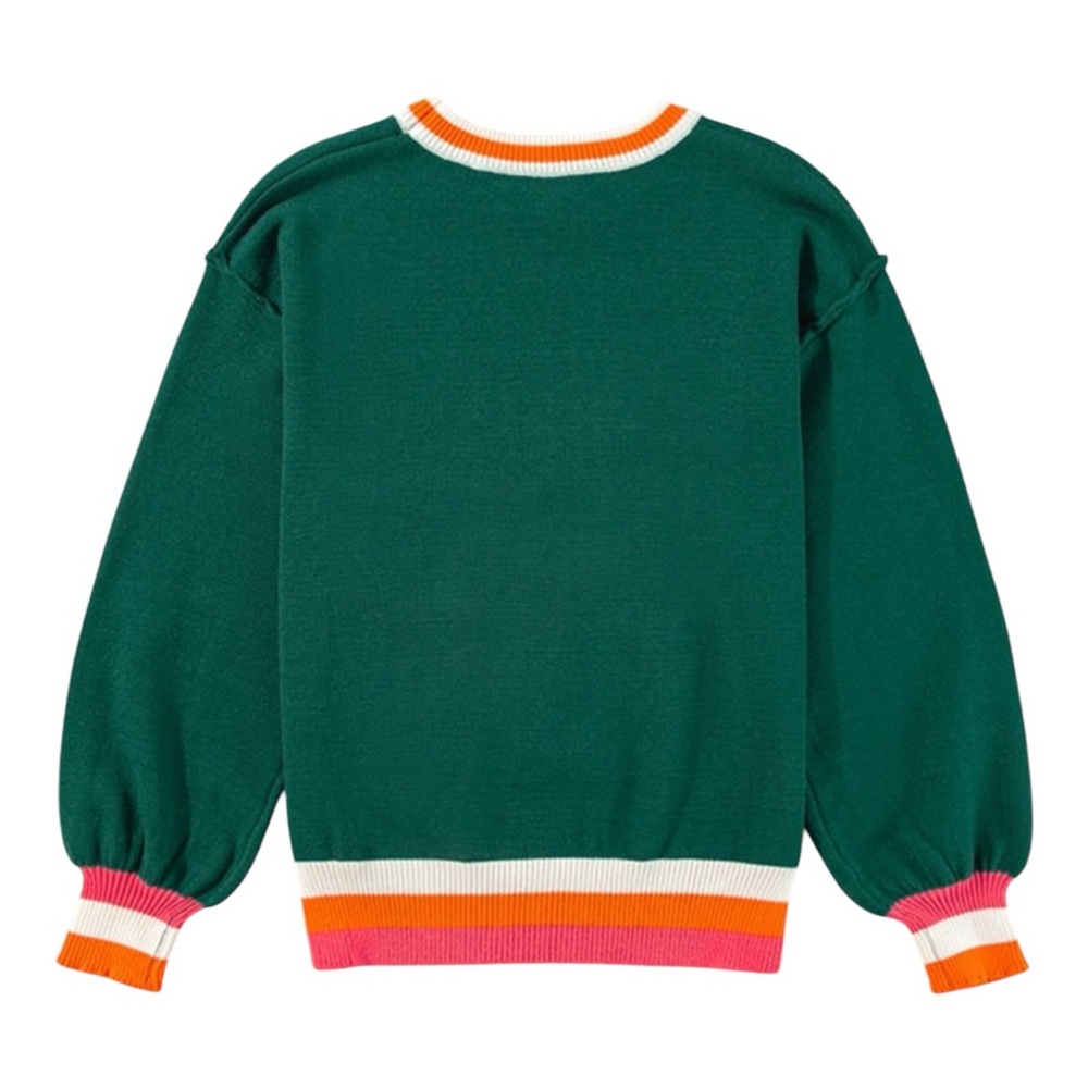 Santa crewneck high low sweater S M L XL - Picture 4 of 12